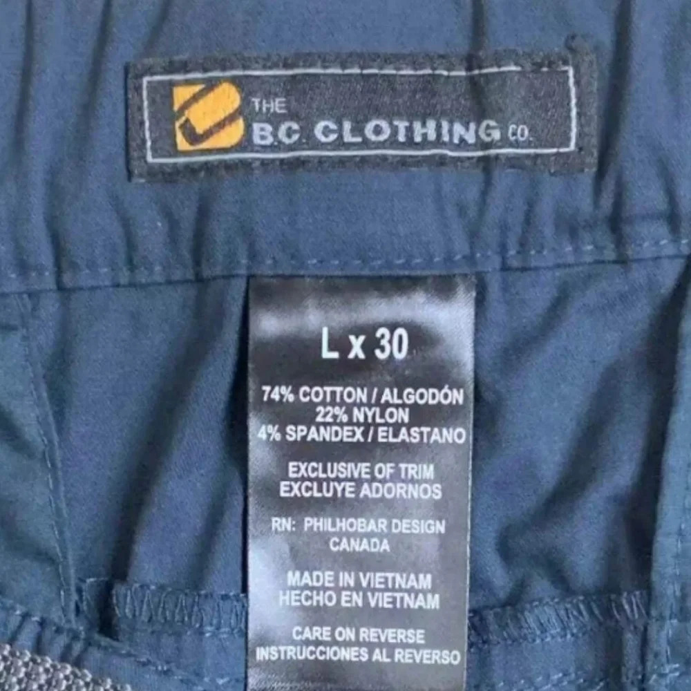 BC Clothing Convertible Cargo Hiking pants shorts. Size 30/30. C169​​​​​ - Picture 5 of 9